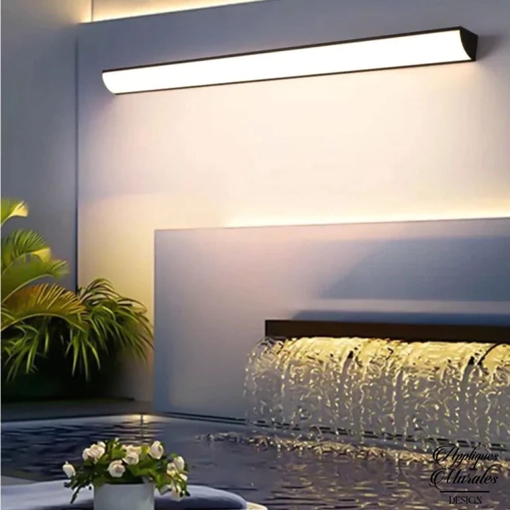 LED Longue Applique Murale Exterieur Deco Jardin Moderne Mur