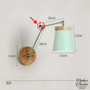 Applique articulée murale