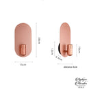 Applique bougeoir mural