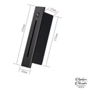 Applique encastrée mural couloir