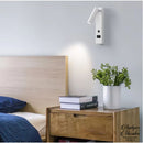 Applique led murale prise usb