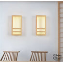 Applique mural bambou