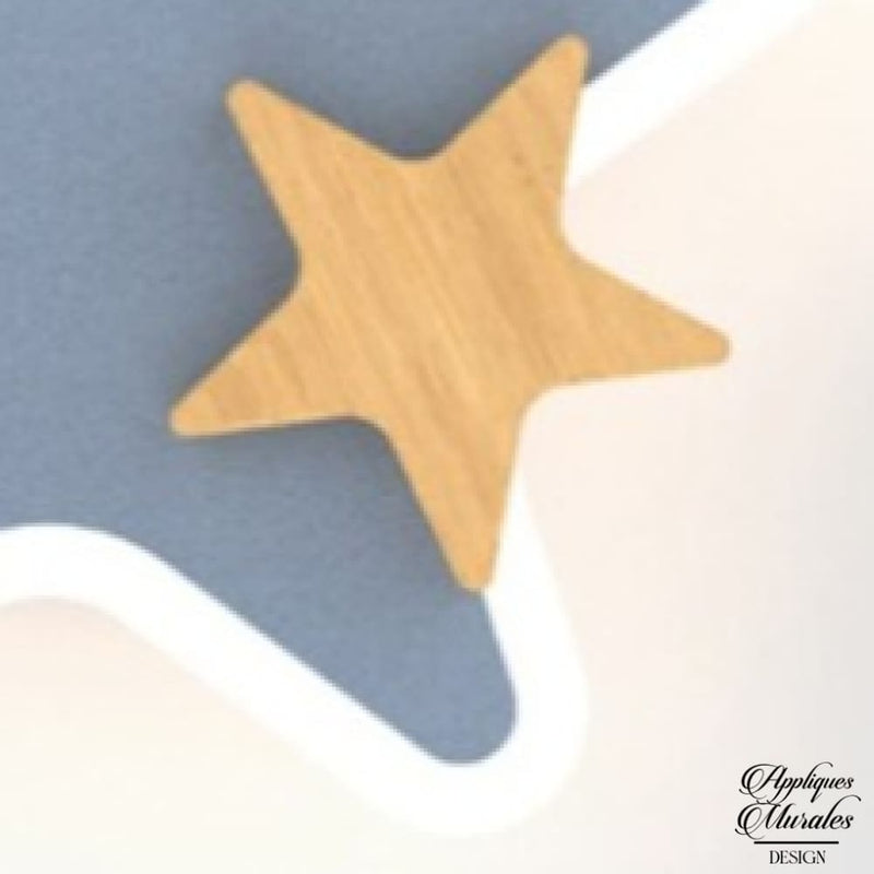 Applique mural bleu etoile