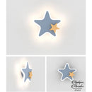 Applique mural bleu etoile