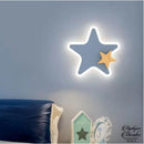 Applique mural bleu etoile