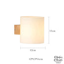 Applique mural bois et blanc