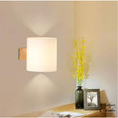 Applique mural bois et blanc