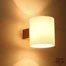 Applique mural bois et blanc