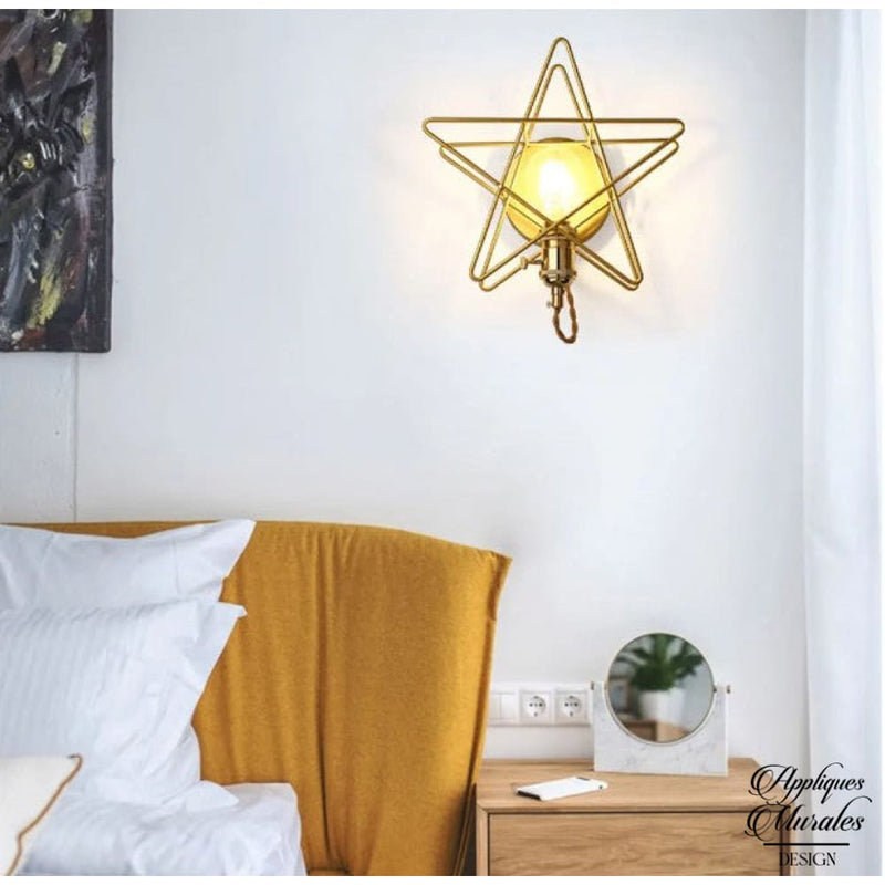 Applique mural deco etoile pour chambre