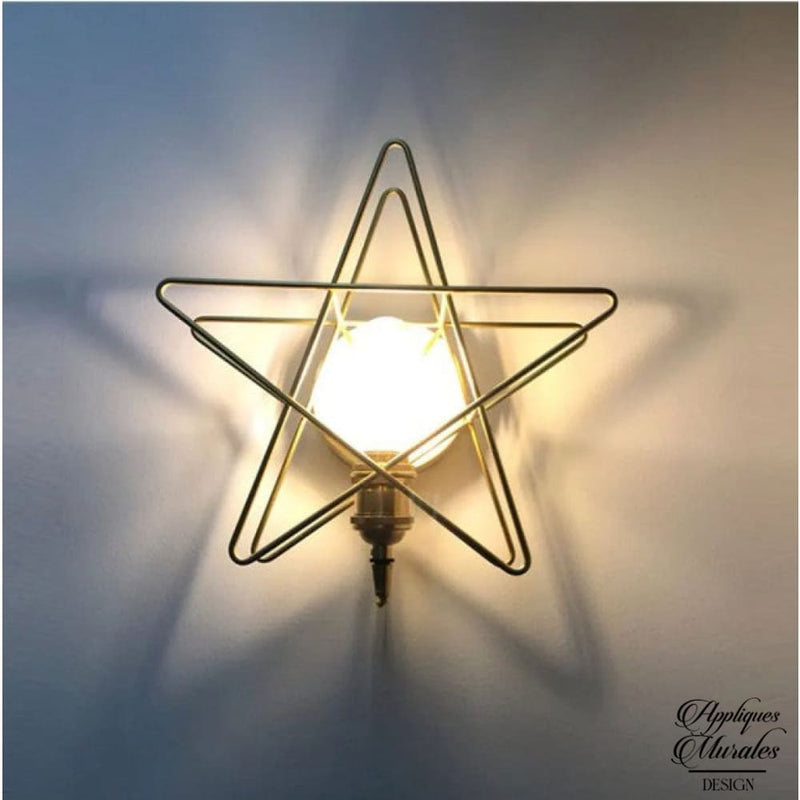 Applique mural deco etoile pour chambre
