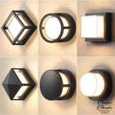 Applique mural exterieur noir