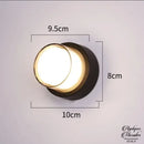 Applique mural exterieur noir