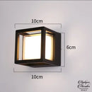 Applique mural exterieur noir