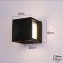 Applique mural exterieur noir