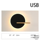 Applique mural led tete de lit usb