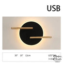 Applique mural led tete de lit usb