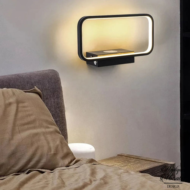 Applique mural led tete de lit usb