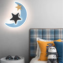 Applique mural lune