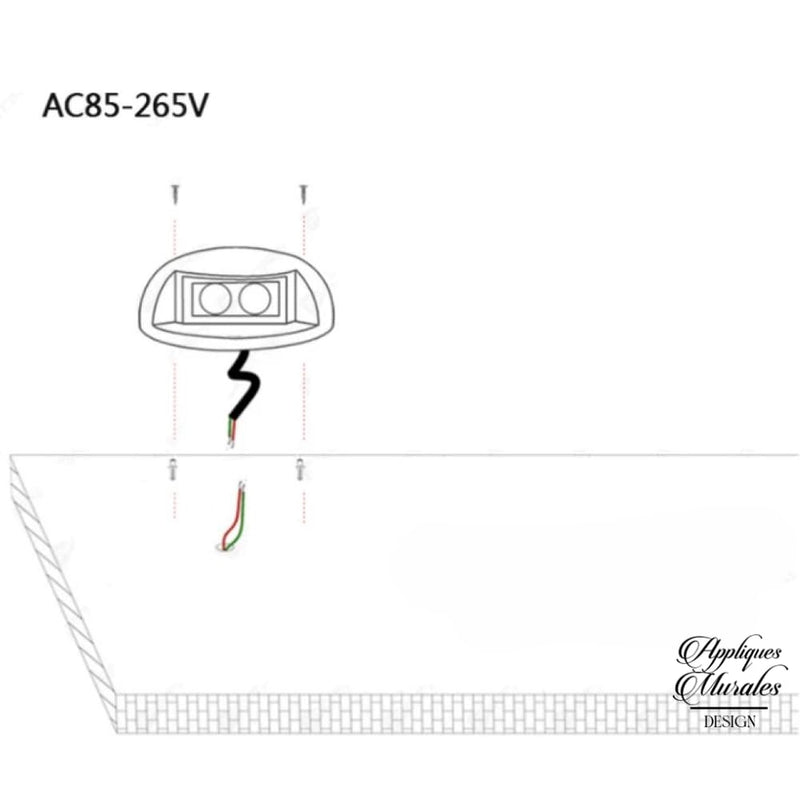 Applique mural pour escalier