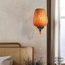 Applique mural rotin