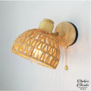 Applique mural rotin chambre