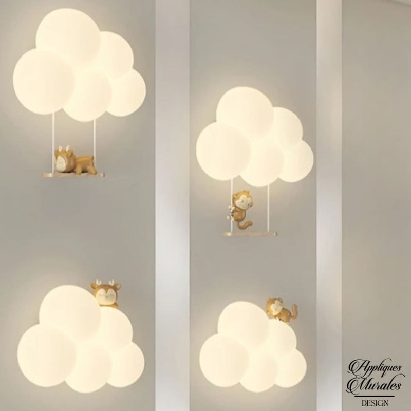Applique mural singe