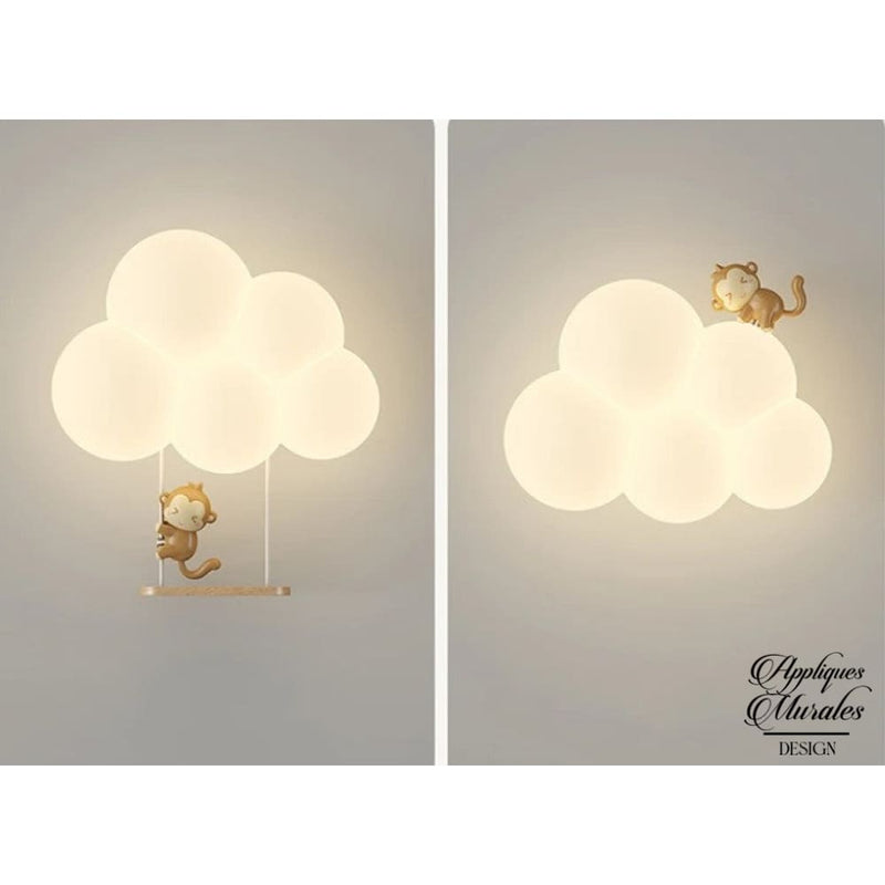 Applique mural singe