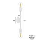 Applique murale 2 ampoules
