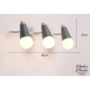 Applique murale 3 spots