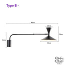 Applique murale à bras