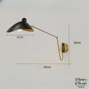 Applique murale à bras pivotant