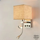 Applique murale abat jour