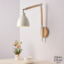 Applique murale articulée bois