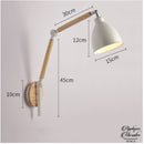 Applique murale articulée bois