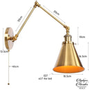 Applique murale articulée industrielle