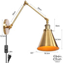 Applique murale articulée industrielle