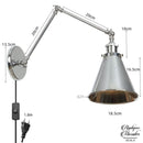 Applique murale articulée industrielle