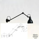 Applique murale articulée métal