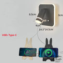 Applique murale avec liseuse et prise pour charger telephone