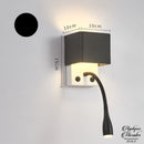 Applique murale avec liseuse led