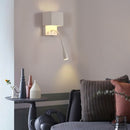 Applique murale avec liseuse led