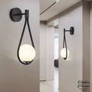 Applique murale avec prise et interrupteur