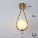 Applique murale avec prise et interrupteur