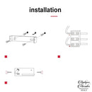 Applique murale avec usb