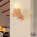 Applique murale bambou rotin