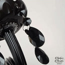 Applique murale baroque noire