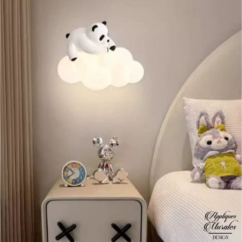 Applique murale bébé panda