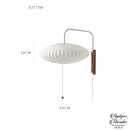 Applique murale blanche avec interrupteur