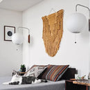 Applique murale blanche avec interrupteur