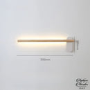 Applique murale blanche et bois